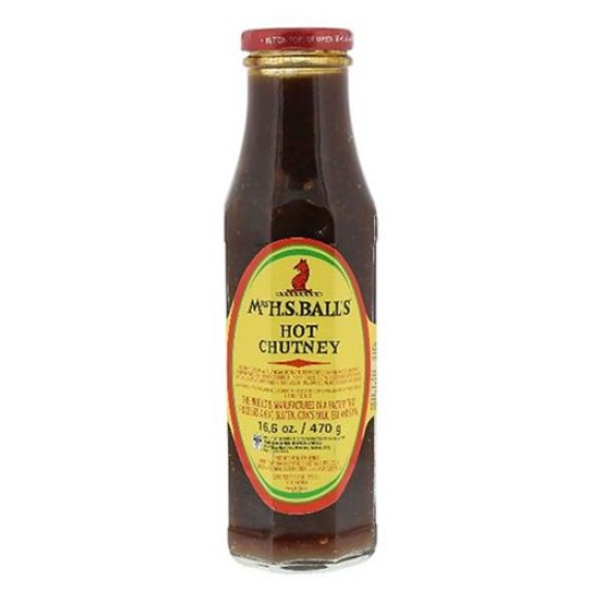 MRS H.S.BALL'S HOT CHUTNEY 470GR