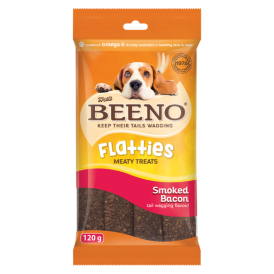 BEENO FLATTIES WITH SMOKED BACON 120GR