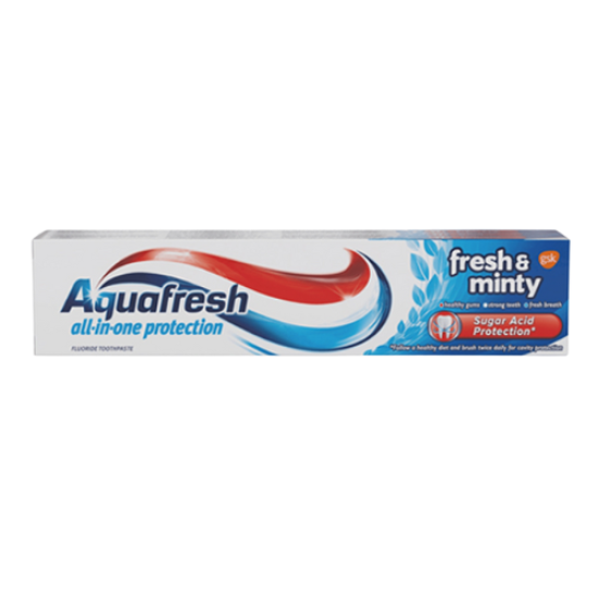 AQUAFRESH TOOTHPASTE FRESH&MINTY 50ML