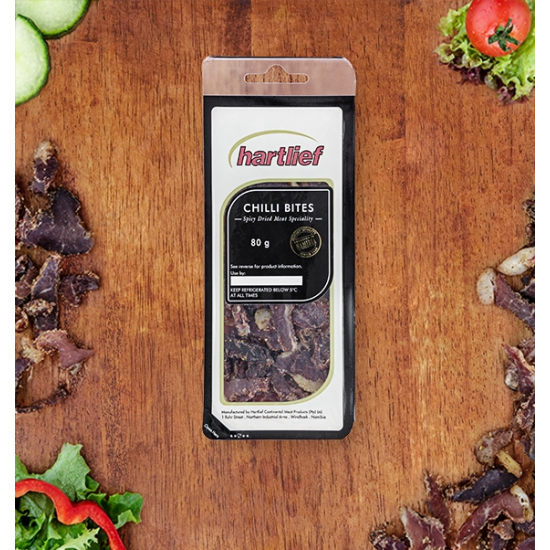 NAMIBIA BILTONG CHILI BITES HOT 50GR