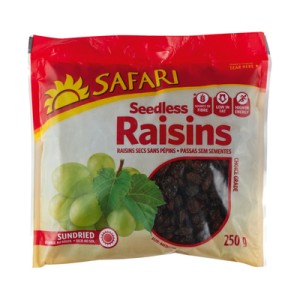 SAFARI T S RAISINS CHOICE 250GR