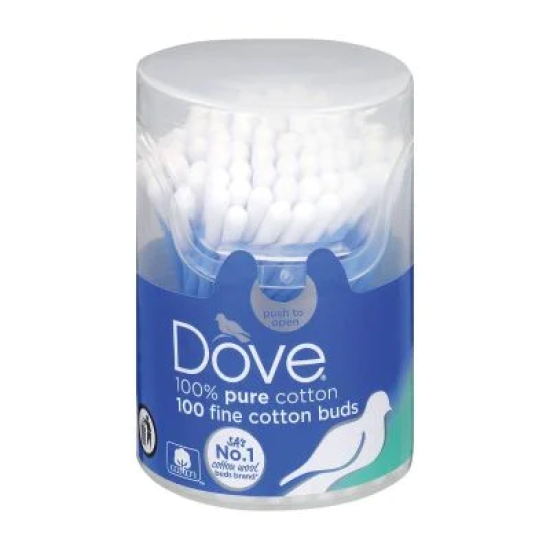 DOVE COTTON EAR BUDS IN TUB 100EA