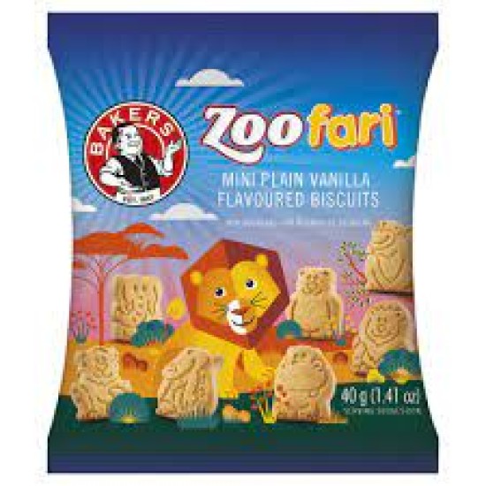 BAKERS BISCUIT ZOOFARI 40GR