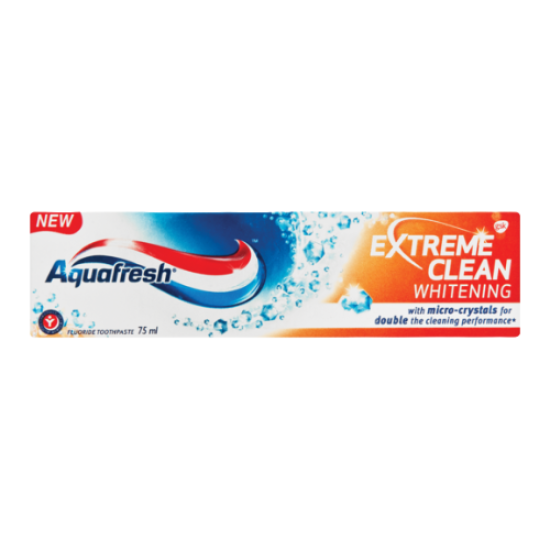 AQUAFRESH T/PASTE EXT CLN WHITENING 75ML