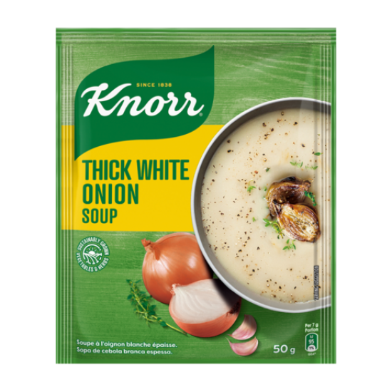 KNORR SOUP WHITE ONION 50GR