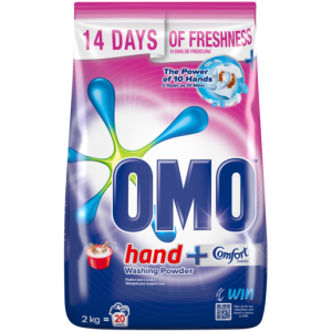 OMO H/WASHING POWD W T OF COMFORT 2KG