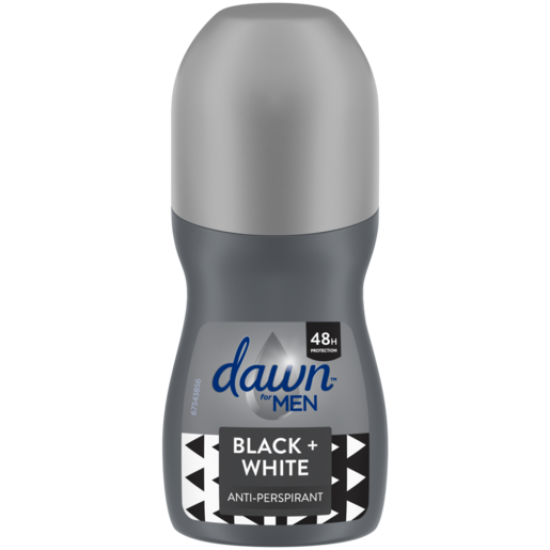 DAWN ROLL ON MEN INVISIBLE BLCK&WHT 45ML