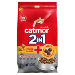 CATMOR ADULT 2IN CHIC BITES 1.5KG